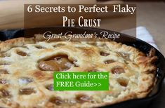 How to make the best flaky pie crust recipe without shortening (Crisco)! This recipe uses preferably lard, but coconut oil or butter can be substituted as well. #piecrust #Crisco #flaky Pie Crust Recipe Without Shortening, Best Flaky Pie Crust, Perfect Flaky Pie Crust, Flaky Pie Crust Recipe, Homemade Pie Crust Recipe, Easy Pie Crust, Pie Crust Recipe, Yummy Desserts Easy, Pie Crusts