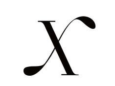 the letter k is shown in black and white