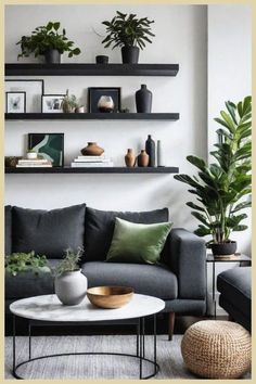 Small Apartment Wall Color Ideas, Living Room Inspiration Plants, Masculine Minimalist Living Room, Small Sitting Room Decor, Small Lounge Ideas, Living Room Minimalist Modern, Small Sitting Room Ideas, Apartments Minimalist, Mens Living Room