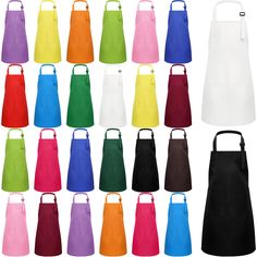 PRICES MAY VARY. Proper Size for Wear: this child's apron is approx. 43.5 x 64 cm/ 17 x 24 inch,one size for most child, and can be adjusted flexibly to allow for better fit; A good choice for your kids who want to cook or DIY in the kitchen, please measure your kid's size carefully before ordering Adjustable and Practical: our children apron is designed with adjustable long waist ties and neck ties, which can be adjusted flexibly for their own use, improves the comfort of wearing; And the pocke Children Apron, Aprons With Pockets, Customised Aprons, Baking Painting, Branded Aprons, Kid Chef, Party Cooking, Craft Apron, Girl Apron