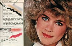 Vintage Makeup Ads 1980s, 80s Makeup Ads, Pet Goose, 80s Hair Tutorial, 1980's Hairstyles