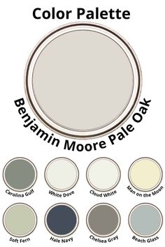 the color palette for benjamin moore paint