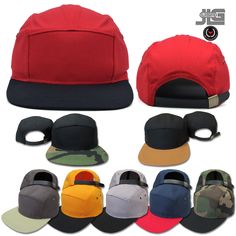 "Thank you for shopping at JLGUSA Elevate your casual look with this stylish 5 Panel Camper Hat from JLGUSA. Made of a durable cotton blend canvas fabric, this hat features a flat bill and an adjustable strapback for a comfortable fit. Perfect for any season, this hat is suitable for casual occasions and is ideal for sports enthusiasts, army and biker fans. This one size 5 Panel Army Cap comes in a solid pattern and is designed to keep you cool and comfortable with its breathable features. The h Solid Cotton Snapback Hat For Streetwear, Flat Bill Cotton Baseball Cap For Outdoor Activities, Cotton Baseball Cap With Flat Bill For Outdoor Activities, Cotton Flat Bill Baseball Cap For Outdoor Activities, Casual Canvas Snapback Hat For Streetwear, Casual Solid 5-panel Trucker Hat, Casual Canvas Snapback Hat With Flat Bill, Casual Solid Color 5-panel Trucker Hat, Urban Cotton Snapback Hat For Outdoor