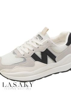 Lasaky - Premium Retro Net-Mesh Sneakers with Durable Thick Sole for Enhanced Sports Performance and Supreme Comfort White High-top Mesh Walking Shoes, Chunky Mesh Sneakers For Light Sports, Mesh Chunky Sneakers For Light Sports, Non-slip Mesh Lace-up Sneakers, White Mesh Chunky Sneakers For Light Sports, White Mesh Chunky Sneakers With Cushioned Footbed, White Breathable Mesh Chunky Sneakers, Comfortable White Mesh Sneakers, White Low-top Mesh Walking Shoes