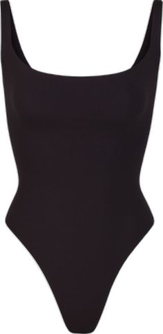 Elegant Fitted Square Neck Bodysuit, Elegant Fitted Bodysuit With Square Neck, Elegant Fitted Bodysuit With Scoop Back, Elegant Scoop Back Swimwear, Elegant Stretch Swimwear With Scoop Back, Elegant Scoop Back Stretch Swimwear, Elegant Square Neck Bodysuit, Elegant Scoop Neck Swimming Bodysuit, Elegant High-cut Smoothing Bodysuit