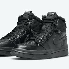 Air Jordan 1 Acclimate Winter Triple Black Women Sz 10.5 Men Sz 9 Dc7723-001 New Brand New Never Worn Or Used No Lid On Nike Box Guaranteed To Be 100% Authentic Fast Shipping 550+ Sales 4.9 Rating 0.9 Days Avg Ship Time Check Out Our Closet For More Nike Air Max - 1 - 90 - 95 - 270 - 720 - 97 - Air Force 1 - Sb - Jordan - Vapormax - Adidas - Dunk - Yeezy - Supreme - Presto - Kobe -Huaraches Air Max Force One Essentials Flyknit 2.0 3.0 Zoom Epic 97 93 Retro 07 Premium Hi Low 1 Plus Free Run Roshe Leather Sneakers For Streetwear In Winter, Leather Sneakers For Winter Streetwear, Nike Sneakers With Boost Midsole For Winter, Nike Winter Lace-up Sneakers, Winter High-top Sneakers With Boost Midsole For Streetwear, Winter High-top Sneakers For Streetwear With Cushioned Footbed, Winter High-top Sneakers With Cushioned Footbed For Streetwear, Nike Waterproof Sneakers For Streetwear, Urban Waterproof Sneakers For Winter