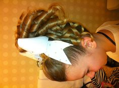 Cheer hair French Braided Bangs, Cheerleading Ideas, Workout Hair, Hair Rhinestone, Tiger Spirit, Cheer Leading, Warm Brunette