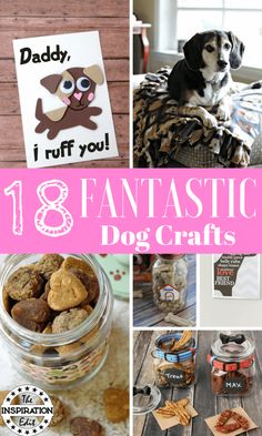 Dog Themed Crafts, Dogs Crafts, Dog Tricks Easy, Kids Homemade, Useful Ideas, Diy Dog