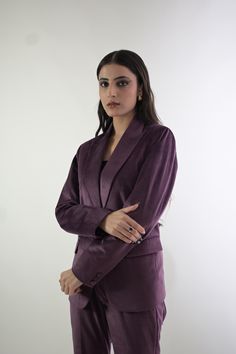 Dark Purple Two Piece Suit For Women, Women Two Piece Suit, Velvet Suit, Women Velvet Suit, Purple Suit, Women Wedding Suit. *Shop Introduction* Welcome to COUTURE BESPOKEN, your ultimate destination for premium suits on Etsy! We specialize in crafting elegant, high-quality suits that combine timeless style with modern sophistication. Our collection features a variety of suits perfect for every occasion, whether it's a formal event, business meeting, or a casual outing. At COUTURE BESPOKEN, we pride ourselves on using the finest materials and expert craftsmanship to ensure each suit is not only stylish but also comfortable and durable. We believe that every man deserves to look and feel his best, and our suits are designed to do just that. Explore our diverse range of colors, cuts, and sty Suit Women Wedding, Purple Suit Women, Velvet Suit Women, Women Wedding Suit, Suit Purple, Purple Suit, Purple Two Piece, Event Business, Purple Suits