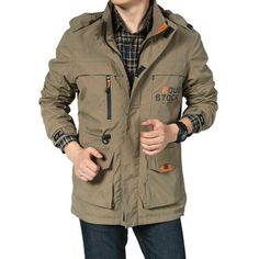 Overcoat Tactical Coat Jacket Outdoor Jacket Hooded Coat Zipper Combat Warm Military Outerwear With Side Pockets For Outdoor Work, Winter Military Utility Jacket With Adjustable Hood, Military Style Windproof Hooded Jacket, Military Parka With Patch Pockets For Outdoor, Jacket Outdoor, Military Camouflage Hooded Jacket For Outdoor, Outdoor Jacket, Hooded Coat, Army Green