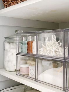 Looking for idesign inspired storage solutions, why not check out Amazon for some of their best sellers to reorganise your home? They are perfect for kitchens, bathrooms, home offices, bedrooms, or even childrens playrooms. Smart Bathroom Organization, Restroom Shelf Organization, Clear Organizers Bathroom, College House Organization, Random Organization Ideas, Bathroom Tidy Ideas, Organization For Bathroom Cabinets, Organised Bathroom Cupboard, Bathroom Qtip Organization