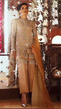 Casual Bridal Dress, Suits For Wedding, Desi Wedding Dresses, Pakistani Designer Suits, Pakistani Wedding Outfits, Iranian Women Fashion, Gul Ahmed, Bridal Dress Fashion