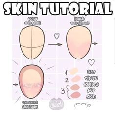 how to draw skin for beginners step by step with pictures on the front and side