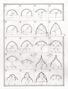 the diagram shows how to draw different shapes