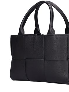 Height: 16cm Width: 25cm Depth: 8cm. Strap drop: 52cm. Top handle drop: 11cm. Adjustable strap. Double top handles. Self-tie lace closure. Includes leather zip pouch Formal Rectangular Bag With Braided Handles, Elegant Office Satchel With Braided Handles, Business Bags With Braided Top Handles, Formal Satchel With Braided Handles, Chic Business Shoulder Bag With Braided Handles, Business Bags With Braided Handles And Rectangular Shape, Black Business Bags With Braided Handles, Black Business Bag With Braided Handles, Elegant Square Satchel With Braided Handles