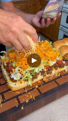 58K views · 3.2K reactions | Amazing!
- 1 pack of @kingshawaiian original sweet rolls.
- 1 pound hamburger browned and drained. Then add @sietefoods taco seasoning to it and mix well. 
- 1 can rotel tomatoes with green chilis, drained well.
- sour cream.
- shredded cheese.
- lettuce. 
- crushed @doritos 
The ingredients you can use as much or as little that you want! So no real amounts here.
Butter the top, then put in the oven at 300 degrees for around 45 minutes! Let cool, slice and serve! Yum!!!
.
#taco #walkingtaco #kingshawaiian #slider #sliders #dinner #dinnerideas #delicious #yum #yummy #yumyum #yummyfood #doritos #sandwich | Paul Wickey | Crosby, Stills & Nash · See the Changes Walking Taco Sliders, Hawaiian Bread Sandwiches Sliders, Taco Sliders Hawaiian Rolls, Mexican Sliders, Hamburger Tacos, Taco Sandwich, Taco Sliders, Crockpot Tacos, Sandwich Sliders