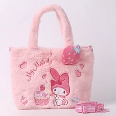 Very Cute! Never Used. Bundle And Save On Shipping Free Gift With Purchase Fluffy Bags, Sanrio Tote, Gloves Aesthetic, Cinnamoroll Plush, Sanrio Bag, Kawaii Store, Kawaii Bag, Kawaii Bags, Cartoon Bag