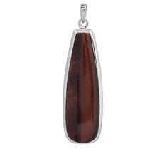 Achieve a stunning finish to any attire by adding this eye-catching pendant to one of your favorite chains. Eye Pendant, Tiger Eye, Pendant Jewelry, Gems, Sterling Silver, Chain, Pendant, Silver