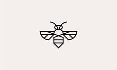 a black and white image of a bee on a light background with the words bees written below it