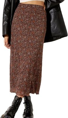 Avanova Women Ditsy Floral Bohemian Mesh Midi Skirt Elastic High Waisted Flowy Summer Long Skirt
#skirtfashion #fashion #style #chic #vintage #dress #fashionista Rok Midi, Long Skirt Casual, Long Floral Skirt, Long Skirt Summer, Floral Print Midi Skirt, Plaid Pleated Skirt, Leopard Print Skirt, Skirts Midi High Waisted, Stil Elegant