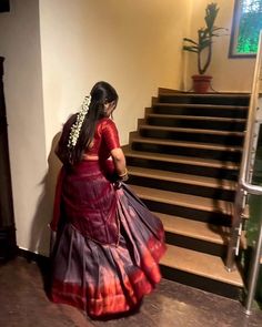 Telugu Outfits, South Indian Girl Aesthetic, Photos In Lehenga, Indian Aesthetic Outfit, South Indian Outfits, Saree Photo Ideas, Telugu Aesthetic, Lehenga Aesthetic, Aesthetic Indian Wedding