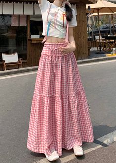 Modest Girly Outfits, College Wardrobe, Cotton Skirts, French Pink, Looks Pinterest, Skirts Summer, Everyday Fashion Outfits, Quick Outfits, Easy Trendy Outfits