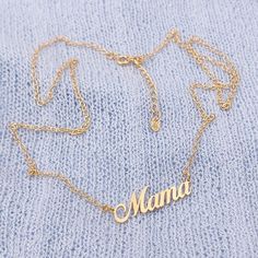 Mama Necklace, Necklace Initial, Mom Necklace, New Mom