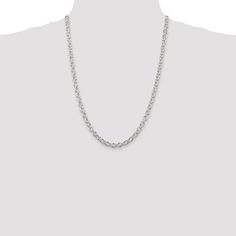 Introducing our luxurious Sterling Silver 6.10mm Cable Chain. Crafted with only the highest quality materials, this sophisticated chain exudes elegance and exclusivity. Its 6.10mm width adds the perfect touch of boldness, making it the perfect accessory for any occasion. Elevate your style and exude luxury with this premium cable chain. Elegant Wheat Chain Necklace For Anniversary, Elegant White Gold Wheat Chain Necklace, Elegant Rolo Chain Necklace For Anniversary, Gold Grillz, 16 29, Cable Chain, Cable, Sterling Silver, Chain