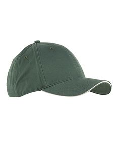 6-Panel Twill Sandwich Baseball Cap - OLIVE/ STONE - OS | Big Accessories 6-Panel Twill Sandwich Baseball Cap in Olive/Stone | Cotton Bucket Hat Fits, Twill Shirt, Zip Up Hoodies, Soft Shell Jacket, Unique Designers, Long Sleeve Polo, Brushed Cotton, D Ring, Military Fashion