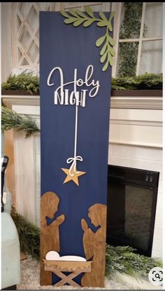 Wood Nativity Pattern, Christmas Church Decorations Ideas, Christmas Decorations For Large Spaces, Holiday Wood Decor, Homemade Christmas Signs Wood, Manger Christmas Decor, Nativity Porch Leaner, Nativity Christmas Tree Theme, Christmas Inspiration 2024