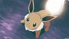 an animated image of a pikachu in front of a full moon and purple background