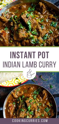 Moist and tender chunks of lamb in a spicy rich curry sauce, all made easy in the Instant Pot. Make this Instant Pot Indian Lamb Curry at home faster than you can order a take out / delivery from your favorite Indian restaurant. This is also Whole30 and Paleo compliant. #InstantPot #InstantPotRecipes #IndianLambCurry #InstantPotCurry #InstantPotIndianFood #InstantPotIndianRecipes #IndianFood #CookingCurries #CurryRecipe #Whole30 #Paleo #IndianWhole30 Lamb Bhuna, Pressure Cooker Lamb, Bhuna Gosht, Instant Pot Indian, Cooking Lamb, Curry Recipes Easy, Rogan Josh