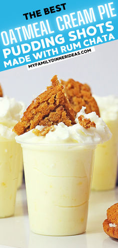 the best oatmeal cream pie pudding shot's made with rumhata