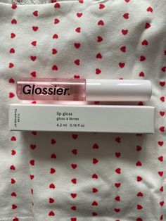 not mine. dm for credit or removal. Glossier Coquette, Glossier Lip, Pink Gloss, Glossier Lip Gloss, Clear Makeup, Sephora Skin Care, Clear Lip Gloss, Heart Background, Clear Gloss