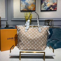 SHOP MORE LUXURY PRODUCTS HERE Description Louis Vuitton Neverfull MM Tote Bag Monogram Canvas Khaki For Women, Women’s Handbags 12.6in/32cm LV M44568 Size: 32 x 29 x 17 cm / 12.6 x 11.4 x 6.7 inches (Length x Width x Height) Playful, colorful, Neverfull: this season the iconic carryall wears a bold new spin on Monogram canvas. XL and Mini versions of the signature motif combine in sunny color palettes for a fun, summery look. Worn over the shoulder or carried on the arm, this MM model pai Large Capacity Monogram Canvas Bag With Double Handle, Monogram Canvas Shoulder Bag For Errands, Light Luxury Monogram Canvas Tote Bag, High-end Beige Monogram Canvas Bag, Light Luxury Monogram Canvas Bag For Daily Use, Daily Use Light Luxury Monogram Canvas Bag, Designer Beige Bag For Errands, Monogram Canvas Shopping Bag, Beige Tote Bag Light Luxury Style