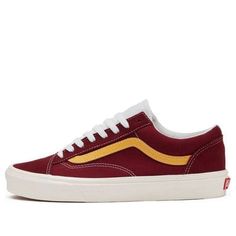 Vans Unisex Style 36 Sneakers Red Wine Red VN0A54F6677 (SNKR/Skate/Low Top) Vans Style, Unisex Style, Wine Red, Unisex Fashion, Low Top, Red Wine, Street Wear, Wine, Sneakers