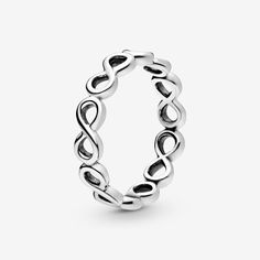 Simple Infinity Band Ring | Sterling silver | Pandora US Infinity Signs, Charms Disney, Infinity Band Ring, Infinity Rings, Pandora Essence, Triple Band Ring, Infinity Band, Bracelet Tennis, Pandora Rings