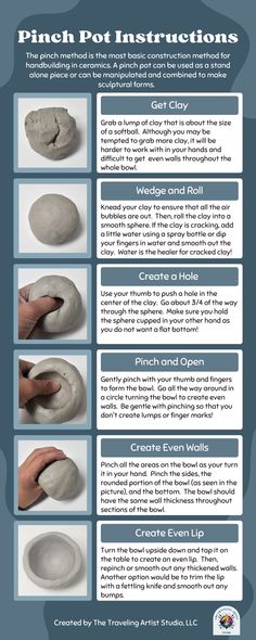 the instructions for how to make an easy rock sculpture with pictures and text on it