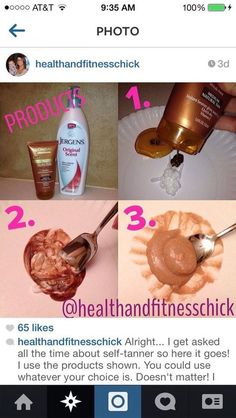 Diy Tanning Lotion Self Tanner, Diy Self Tanner Long Lasting, Self Tanner Tips Tanning Tricks, Diy Fake Tan, Homemade Self Tanner