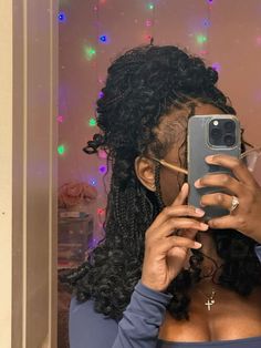 Curls And Braids Hairstyles Short Hair, Shoulder Braids Hairstyles, Pretty Black Hairstyles Braids, Styles For Boho Bob, Black Hairstyles Short Braids, Box Braids With Curly Ends Short, Boho Knotless Bob Hairstyles, Boho Knotless Bob Styles, Cute Hairstyles For Braids Black