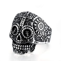 Material:Titanium stainless steel 
Color: Silver-golden;Black;Golden 
Size:7-14 
Sku: R66895 Pirate Symbols, Warrior Ring, Phoenix Feather, Eye Rings, Wolf Ring, Pointed Boots, Skull Rings, Carved Ring, Leather Mask