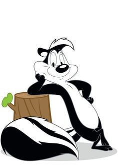 a cartoon panda sitting on top of a tree stump holding a piece of wood in his hand