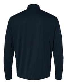 Quarter-Zip Pullover - NAVY - 2XL | Badger Sport Quarter-Zip Pullover T-Shirt in Navy Blue Size 2XL | Polyester BG Navy Sporty Half-zip Top, Sporty Navy Half-zip Top, Navy Moisture-wicking Crew Neck Top, Navy Crew Neck Top With Moisture-wicking, Blue Half-zip Moisture-wicking Top, Blue Moisture-wicking Half-zip Top, Quarter Zip Pullover, Badger, Quarter Zip