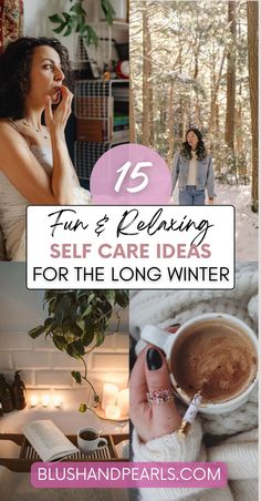 15 Fun & Relaxing Self Care Ideas For The Long Winter. Fight the winter blues and stay positive and productive with these easy self care ideas for the winter months. | self care checklist | wellness guide for winter | how to relax and stay positive | stress management tips to try | how to stay productive and motivated all winter | Relaxing Self Care, Winter Self Care, Easy Self Care, Wellness Guide, Self Care Checklist, Winter Wellness, Self Care Ideas, Stay Productive, Workout Tips