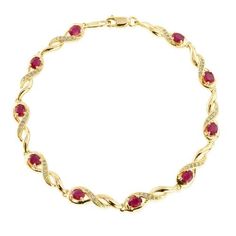 9ct yellow gold bracelet set with oval rubies & brilliant cut diamonds.
Diamond weight: 0.20 Carat. Gold Bracelet Set, Yellow Gold Bracelet, Ring Size Guide, Multi Stone, Gold Platinum, Three Stone, Brilliant Cut Diamond, Bracelet Set, Diamond Bracelet