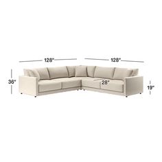 Gather Deep 3-Piece Sectional Sofa + Reviews | Crate & Barrel 3 Piece Sectional Sofa, Sectional Couches, Sofa Review, Little Cabin, Armless Sofa, 3 Piece Sectional, Sectional Sofa Couch, Sectional Sofas, Living Room Sectional