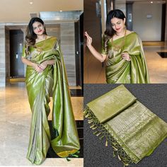 Kerala Olive Full Banarasi Weave Kubera Pattu Saree , Silk saree   - 6.25 Mtr  Package Details :1 Saree  You  can order Set Saree with stitched blouse or with blouse material only If stitched blouse need, we will provide you a measurement chart at the time of placing the order. As per the measurement given by the customer we will stich the blouse with separate lining material. Tailoring will take minimum 10 days additional for dispatch. It is the most preferred outfit for celebrations and auspicious days. Will always remain untouched in the fashion world. Saree with matching Blouse Piece. Worn on festive occasions , Party, Marriage Occasions. Please provide your telephone number during check out for easy shipment MORE FROM OUR STORE ➤ Women Clothing https://www.etsy.com/shop/FortuneTrade?r Pista Green Art Silk Pre-draped Saree For Puja, Green Paithani Silk Pre-draped Saree For Wedding, Pista Green Pre-draped Saree With Zari Weaving For Wedding, Pista Green Banarasi Silk Pre-draped Saree With Self Design, Pista Green Banarasi Silk Pre-draped Saree For Wedding, Pista Green Self Design Katan Silk Pre-draped Saree, Pista Green Banarasi Silk Pre-draped Saree With Pallu, Pista Green Self-design Katan Silk Pre-draped Saree, Pista Green Katan Silk Pre-draped Saree With Self Design