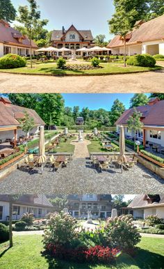 before and after shots of a house in the suburbs