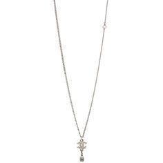 Used Chanel Coco Mark Necklace Silver A13k (Sku: Gzl126z6) === General === Brand : Chanel === Design === Necklace Type : Necklace Gender : Women Color : Silver === Size === Weight : 11.4g / 0.4oz. Neck Circumference : 60 Cm / 23.62'' Pendant Size : 22mm X 11mm / 0.86'' X 0.43'' Width : 3mm / 0.12'' === Inventory === Serial Number : A13k === Included Items === Accessories : Box, Dust Bag Accessories Notice : Before Purchasing, Please Refer To The Images Of The Accessories Included With The Item. Purple Pendant Necklace, Blue Pendant Necklace, Ruby Necklace Pendant, White Gold Pendant Necklace, Chanel Design, Chanel Model, Accessories Box, Modern Necklaces, Gemstone Necklace Pendant