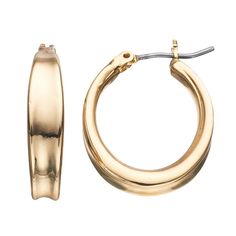 Timeless style is yours with these Napier hoop earrings.EARRING DETAILS Length: .79 in. Backings: click-it Metal: gold tone Model number: 60449536 Not appropriate for children 14 years old and younger. Size: One Size. Gender: female. Age Group: adult. Small Hoop Metal Earrings For Formal Occasions, Formal Gold-tone Metal Hoop Earrings, Gold-tone Metal Hoop Earrings For Anniversary, Anniversary Gold-tone Hoop Earrings, Anniversary Gold-tone Metal Hoop Earrings, Kite Earrings, Crystal Teardrop Earrings, Hoop Earrings Style, Crystal Hoop Earrings